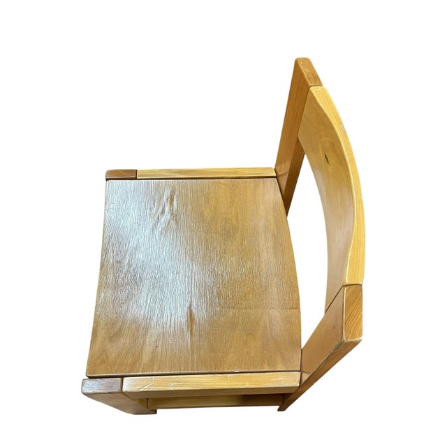 Gold Vintage Thonet Maple Saddle Seat Chair’s - Set of 8 For Sale - Image 8 of 12