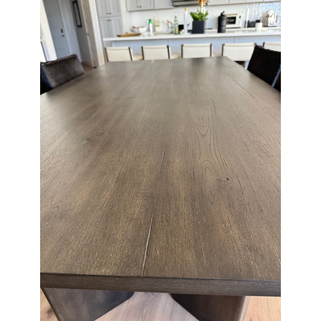 Four Hands Designer Dining Set (Like New). Huxley Table + 4 Villa Chairs For Sale In Salt Lake City - Image 6 of 10