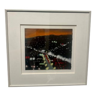 Peter Alexander – Lax Peyden – Pastel on Paper – Signed 1992 – Framed 14" X 15.5" For Sale