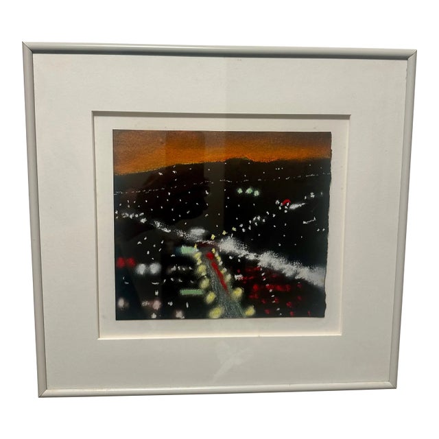 Peter Alexander – Lax Peyden – Pastel on Paper – Signed 1992 – Framed 14" X 15.5" For Sale