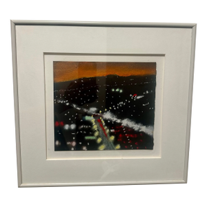 Peter Alexander – Lax Peyden – Pastel on Paper – Signed 1992 – Framed 14" X 15.5"