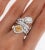 GIA Certified 3.81 Carat Detachable Two-Piece Toi Et Moi Ring in 18K White Gold For Sale - Image 11 of 12