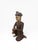 Mid 20th Century Mid 20th Century Hand-Carved Chinese Wooden Figural Sculpture of Seated Musician With Trumpet-Style Instrument For Sale - Image 5 of 17