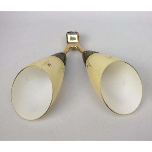 Vintage German Amorphous Wall Lights, 1950s, Set of 2 For Sale - Image 12 of 18