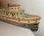 Rare Antique Handmade Carved Wood Folk Art Boat Model Tug Boat Ship Schiff For Sale - Image 12 of 18