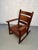 Mission Mid 20th Century Mission Style Rocking Chair in Oak For Sale - Image 3 of 14