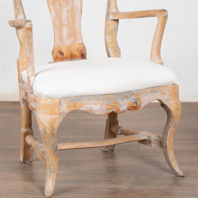 Pair, 19th Century Swedish Gustavian Armchairs For Sale - Image 4 of 12