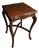 Antique French Provincial Side/End Table Louis XV Style Diamond Marquetry Walnut For Sale