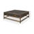 Gray Grey Leather Coffee Table For Sale - Image 8 of 12