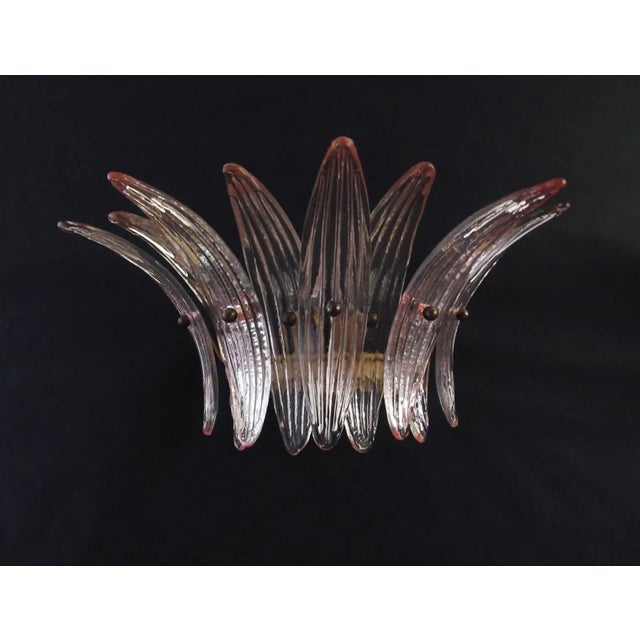 ORIGINAL MURANO GLASS AVAILABLE IN OTHER COLORS Sconces Murano Palmettes. These sconces are made handmade in Murano by our...