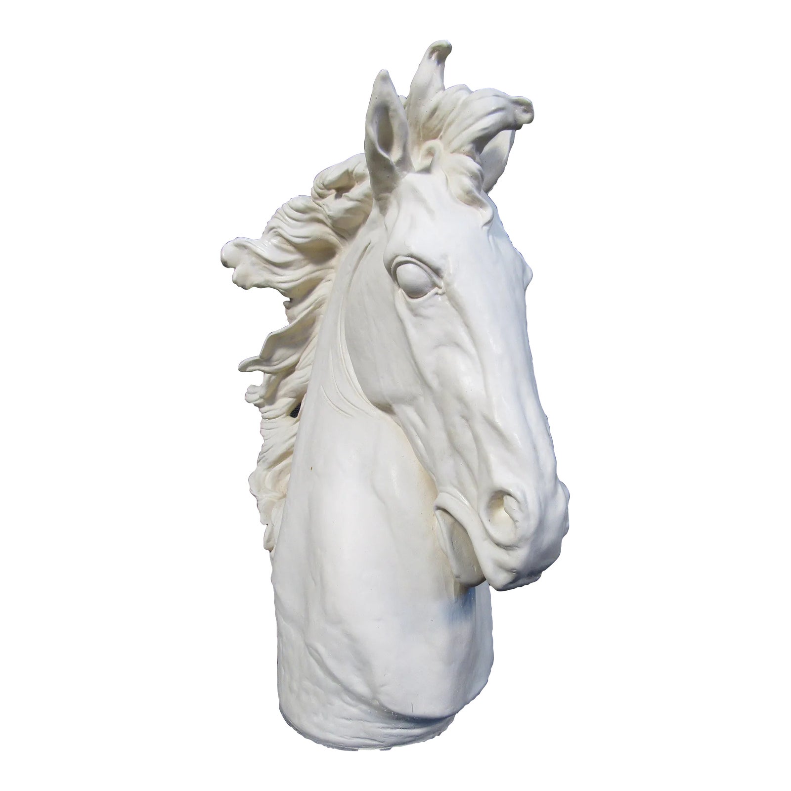 Plaster Horse Head Sculpture Chairish