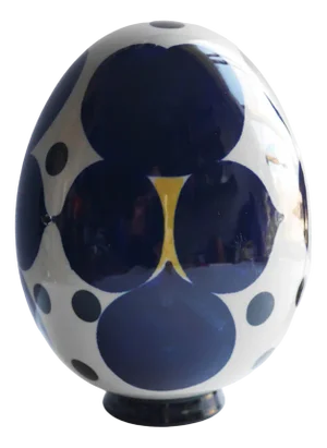 Easter Egg Sculpture by Sylvia Leuchovius for Rörstrand, Sweden
