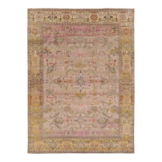 Contemporary Persian Inspired Floral Medallion Rug, by Rug & Kilim, India For Sale
