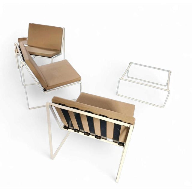 024 Chairs and Coffee Table by Kho Liang Ie for Artifort, 1962, Set of 4 For Sale - Image 11 of 18