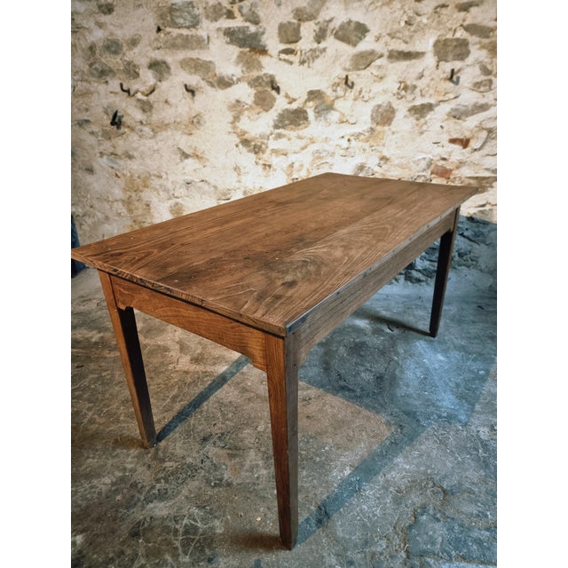 Antique Early 20th Century French Oak Dining Table, 1890s For Sale - Image 17 of 17