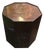 Octagonal Hand-Carved Oriental Vintage Side Table For Sale