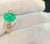 Oval Emerald and Diamond Ring 14 Karat Yellow Gold For Sale - Image 11 of 18