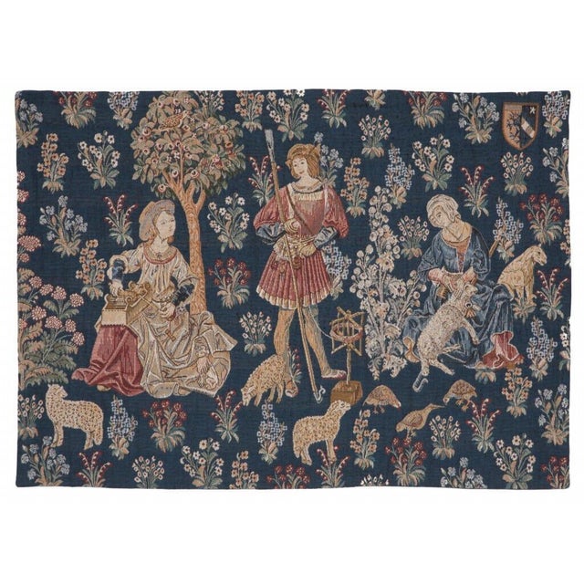 This beautiful tapestry is woven on a jacquard loom by skilled weavers, keeping alive the centuries old tradition of...