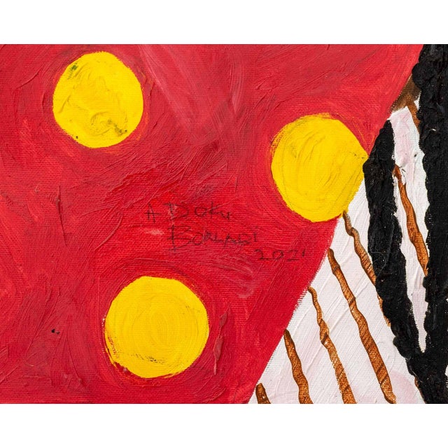 Textile Aplerh-Doku Borlabi Portrait of a Woman, 2021 For Sale - Image 7 of 9