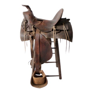 Vintage Western Saddle For Sale