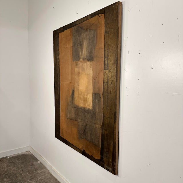 “Horyu Ii” Mixed Media by Murray Jones 1961 Signed and titled abstract studio piece by Murray Jones (American, 1915 -...