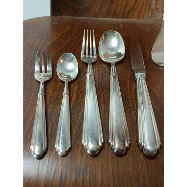 Vintage Silver Cutlery Set from Létang Rémy, 1970s, Set of 59 For Sale - Image 4 of 15