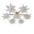 Mid century modern brass and Murano glass chandelier or flush mount, Italy 1990s. In the style of Vistosi. The seven large...