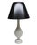 Mid 20th Century Large White Ceramic Table Lamp For Sale - Image 9 of 9