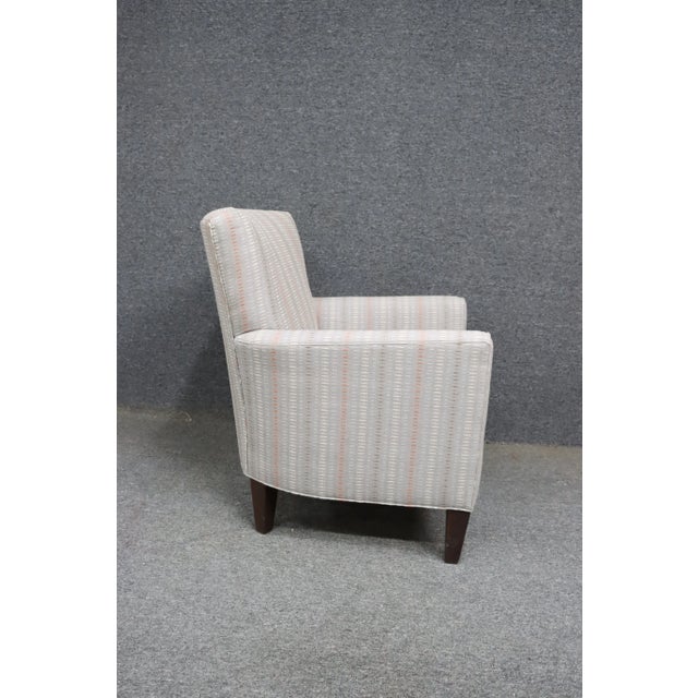 Gray Ethan Allen Contemporary Club Chair For Sale - Image 8 of 12