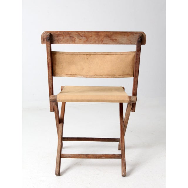 椅子 vintage folding chair Vintage Metal Folding Chair Child Size Seating Curved Back