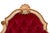 Louis XVI Red Velvet Hall Sofa, France, 1950s For Sale - Image 11 of 12