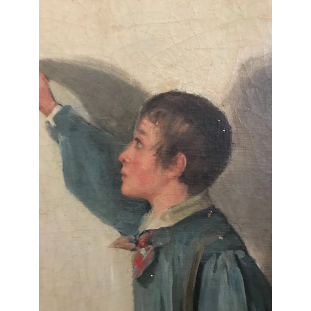 Late 1800's Oil on Canvas Painting For Sale - Image 4 of 8