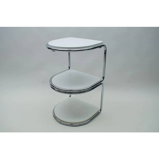 German Semi-circular Tubular Steel Shelves, 1970s, Set of 2 For Sale - Image 14 of 14