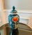 Teal Mid-20th Century Chinese Porcelain Vase With Crane and Lotus Motifs For Sale - Image 8 of 11