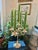 English Vintage Georgian Style Brass Five-Light Candelabra, 11.25” For Sale - Image 3 of 9