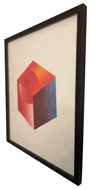 Berenice Benjelloun, Spectrum Cube, 1974, Print, Framed