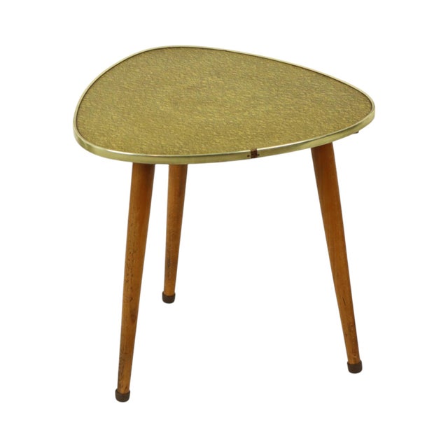 Brown Vintage Plant Table, 1960s For Sale - Image 8 of 13