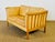Beige Vintage Scandinavian Sofa in Beige Leather and Wood from Stouby, 1960s For Sale - Image 8 of 18