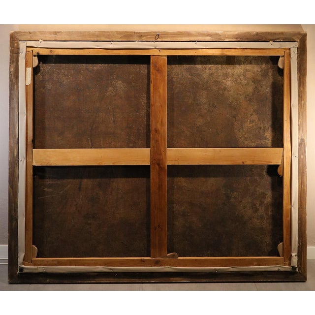 After Antonio Molinari, Samson and Delilah, 1700, Oil on Canvas For Sale - Image 13 of 14