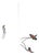 Hand Painted Pale Mint Chinoiserie Floral Crane & Long‑Tailed Bird Mural 3‑Panel Set For Sale