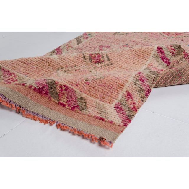 1960s Vintage Handknotted Runner For Sale - Image 5 of 10