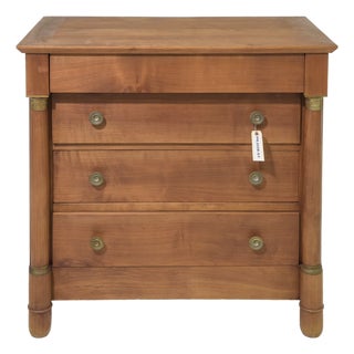 1920s Small Empire Style 4 Drawer Chest For Sale