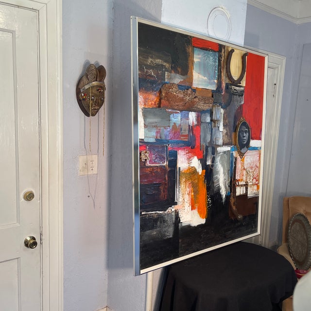 Mid-Century Modern 1980s Homage to Marian Anderson by Jonas Gerard, Photo Added and Replaceable as Intended by the Artist Abstract Coll., Free Delivery for Some Location For Sale - Image 3 of 7