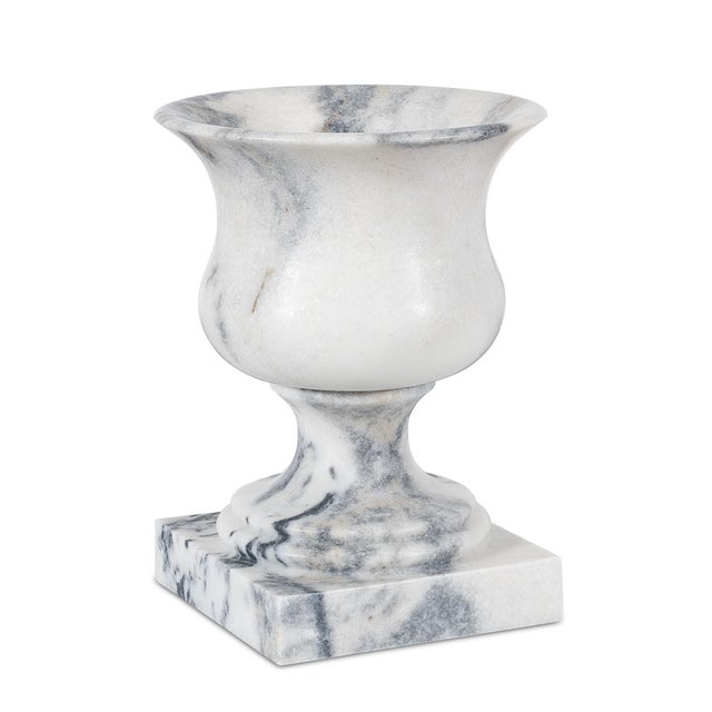 Maitland - Smith Maitland-Smith Ambaji Pedetal Vase For Sale - Image 4 of 4