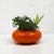 Sculptural Orange Ceramic Vases, Italy, 1970s, Set of 2 For Sale - Image 9 of 11