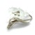 14ct White Gold Austrian Rock Crystal Cultured Pearl and Diamond Floral Brooch 11.93g For Sale - Image 6 of 7