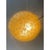 Early 21st Century Italian Gold Flower Murano Glass Ceiling Light by Simoeng For Sale - Image 5 of 9
