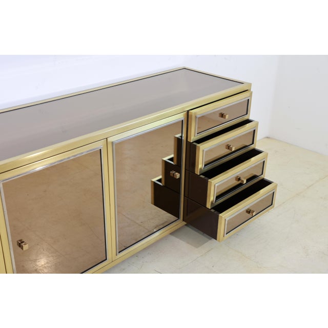 Sideboard by Michel Pigneres for LAngolo Metallarte Roma, France, 1970s For Sale - Image 4 of 12