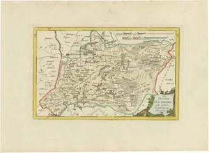 Antique Map of Oostergo by Von Reilly, 1791