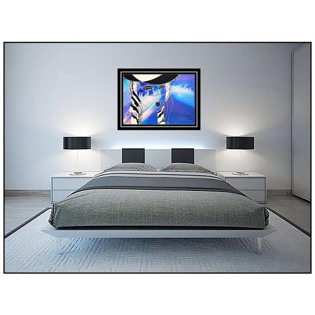 Message us to inquire about custom framing options! (Included for free with every purchase) The artwork here, "Black and...